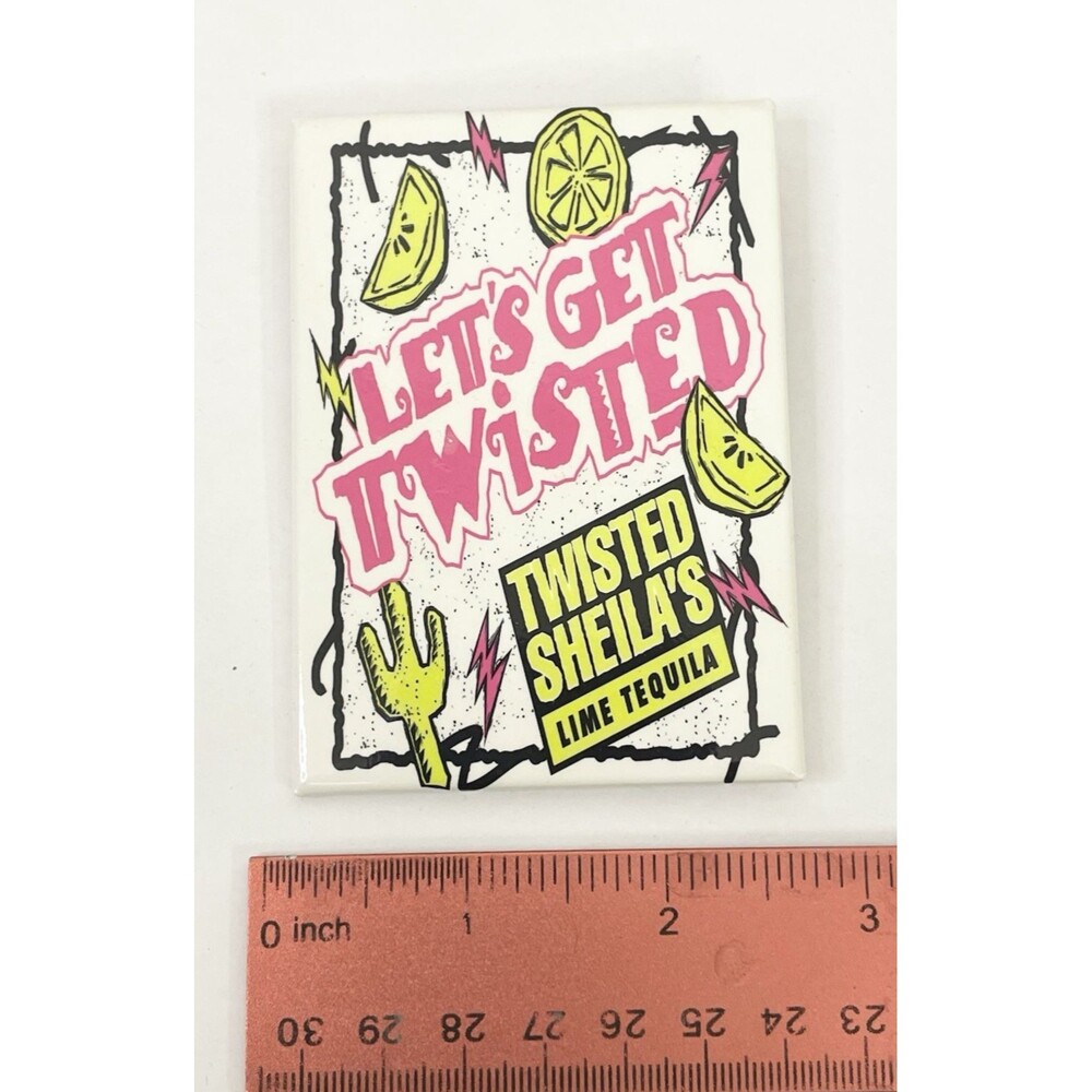LET'S GET TWISTED SHEILA'S LIME TEQUILA PIN Bartender Server Beer Alcohol Drink